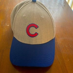 Chicago Cubs Hat Baseball Cap Fitted Mens M L New Era Gray Retro MLB